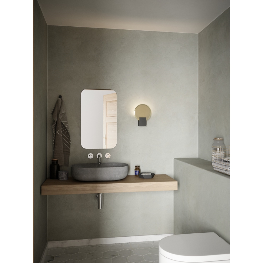 Nordlux - LED Димируем аплик за баня HESTER LED/9,5W/230V IP44 черен