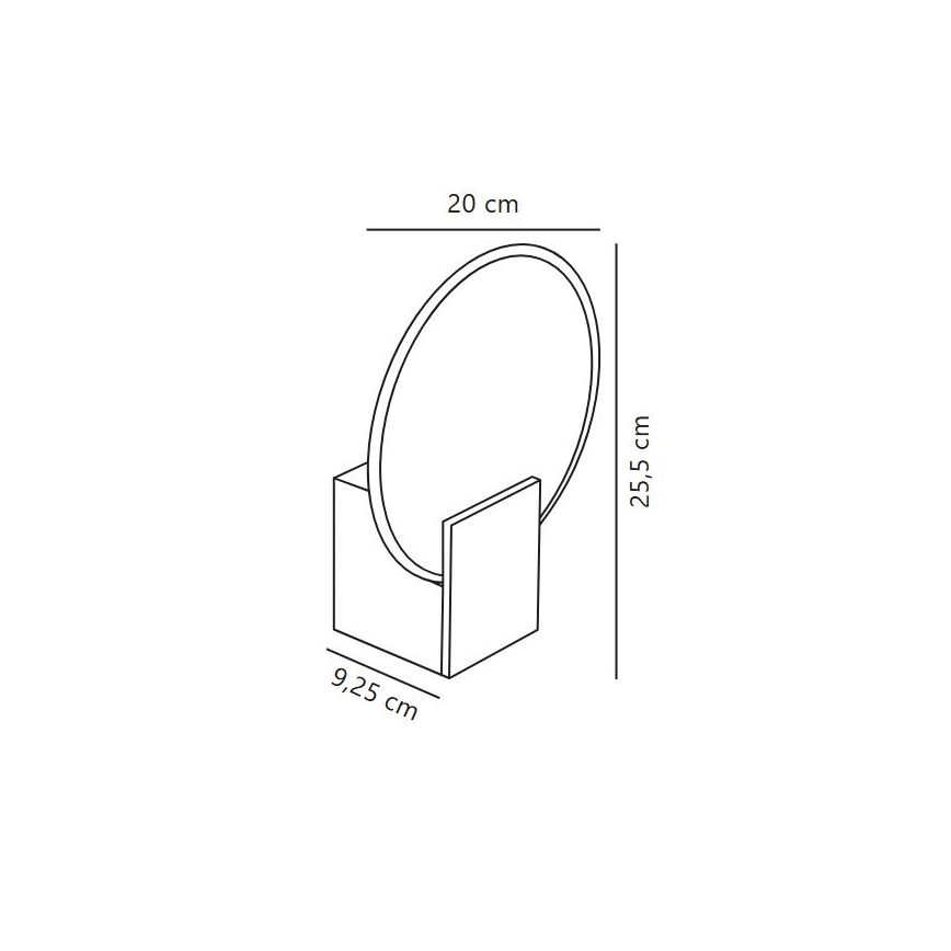 Nordlux - LED Димируем аплик за баня HESTER LED/9,5W/230V IP44 бял