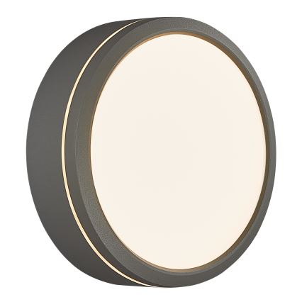 Nordlux - LED Димируем екстериорен аплик AVA SMART LED/9,5W/230V 2700K IP54 сив