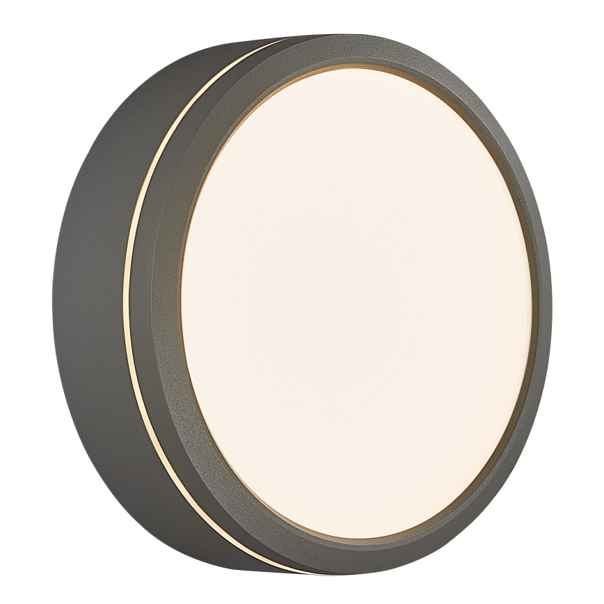 Nordlux - LED Димируем екстериорен аплик AVA SMART LED/9,5W/230V 2700K IP54 сив