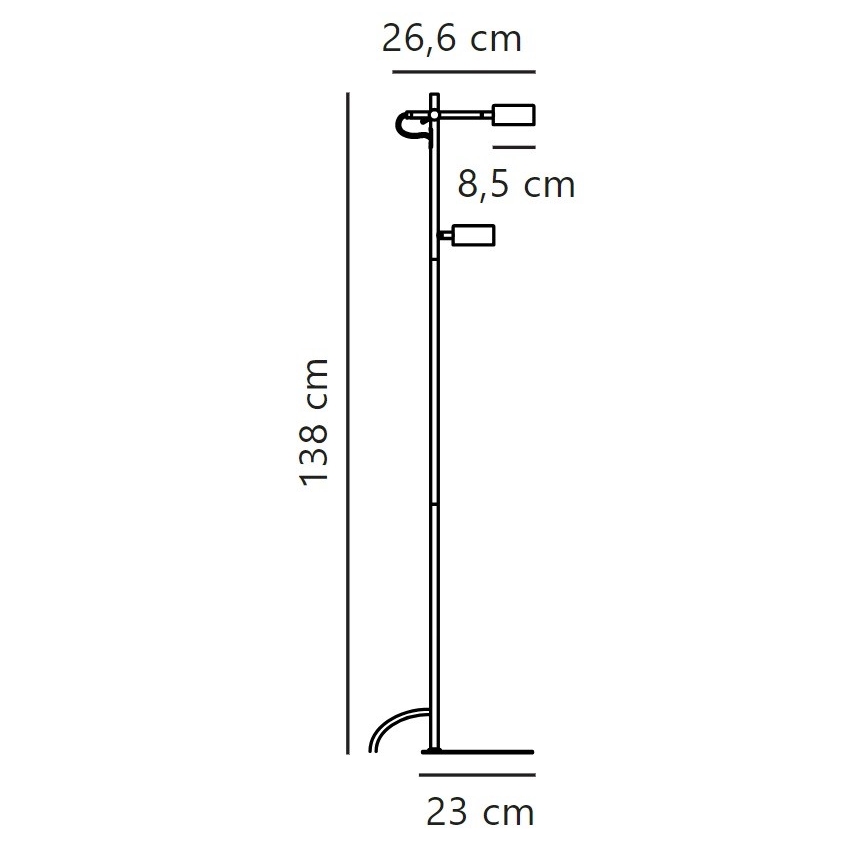 Nordlux - LED Димируем лампион CLYDE 2xLED/4W/230V