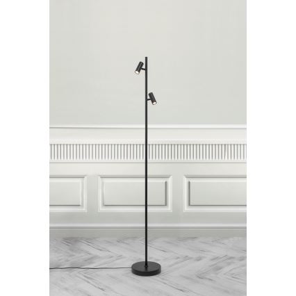 Nordlux - LED Димируем докосване лампион OMARI 2xLED/3,2W/230V черен