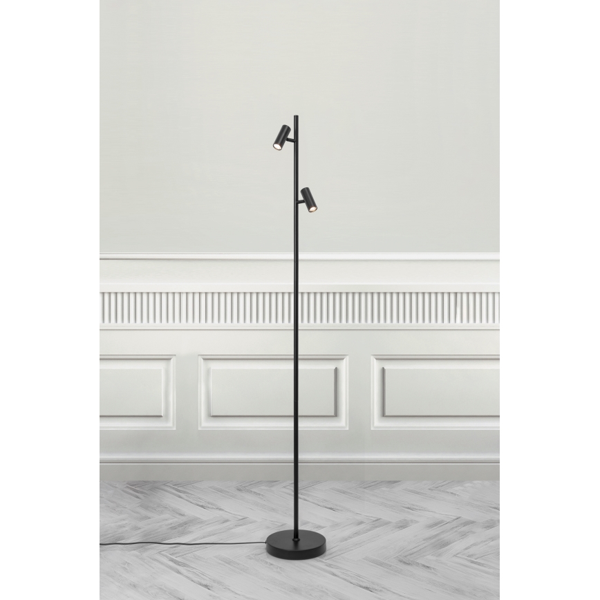 Nordlux - LED Димируем докосване лампион OMARI 2xLED/3,2W/230V черен