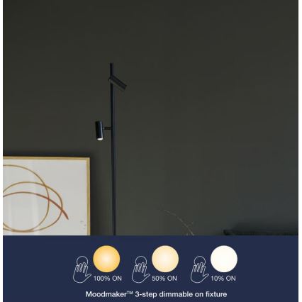 Nordlux - LED Димируем докосване лампион OMARI 2xLED/3,2W/230V черен