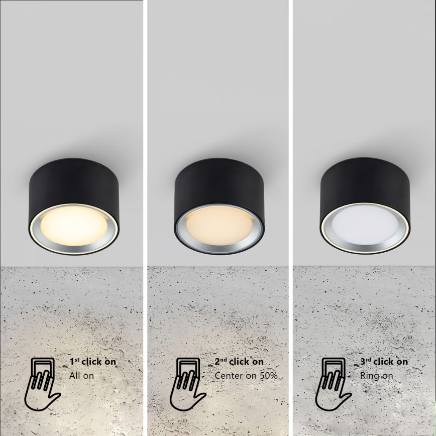 Nordlux - LED Димируем плафон FALLON LED/5,5W/230V 2700K Ø 10 см бял