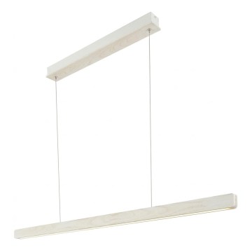 Nordlux - LED димируем полилей на кабел ILGAS LED/47W/230V 3000K бял/ясен 115 cm
