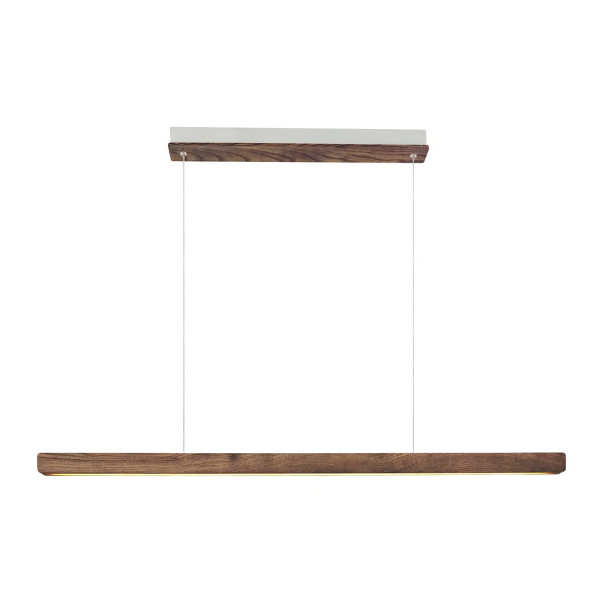 Nordlux - LED димируема висяща лампа на кабел ILGAS LED/47W/230V 3000K кафяв/ясен