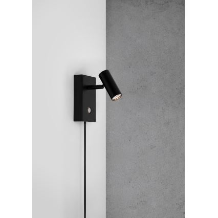 Nordlux - LED Димируем стенен спот OMARI LED/3,2W/230V черен