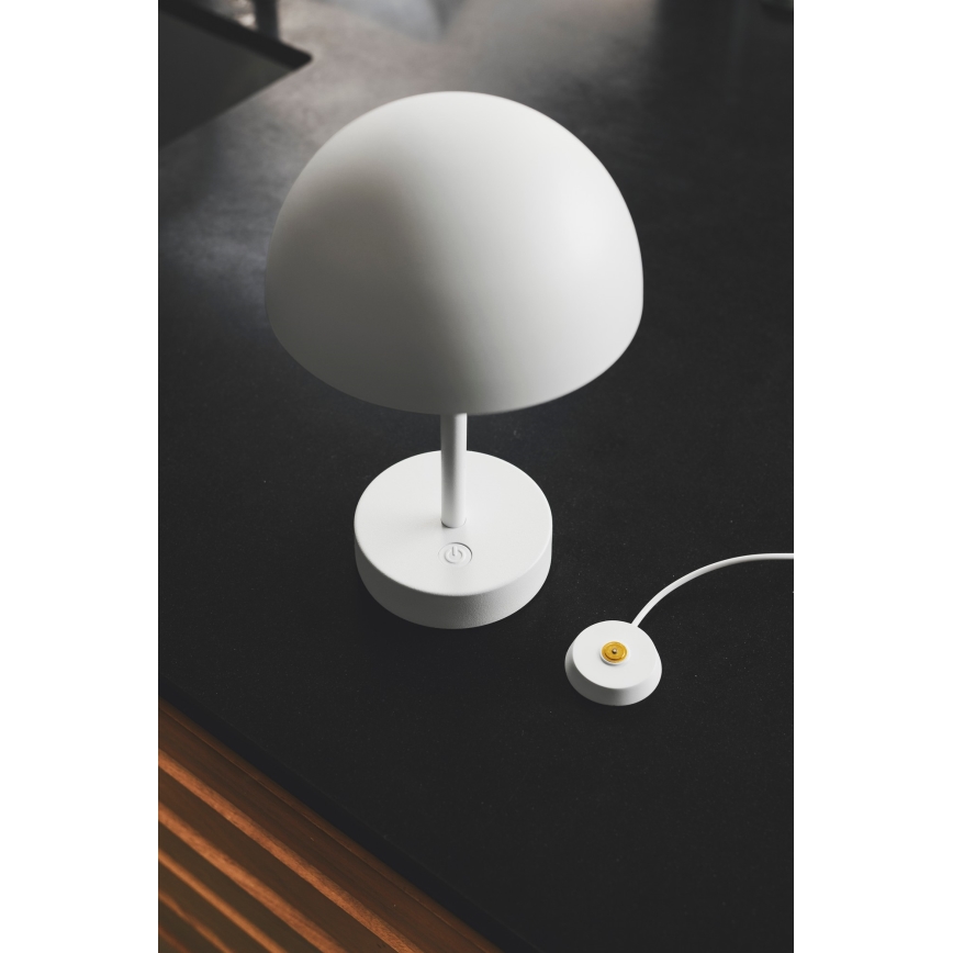Nordlux - LED Димируем rechargeable екстериорен настолна лампа ELLEN LED/2,8W/3,7V IP44 бял