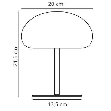 Nordlux - LED Димируема екстериорна настолна лампа SPONGE LED/4,8W/3,7V IP65
