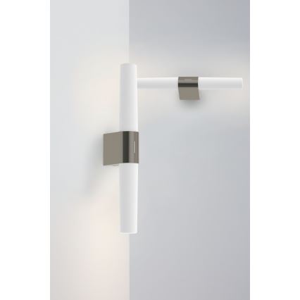 Nordlux - LED Димируема лампа за огледало в баня HELVA LED/9,5W/230V IP44 3000/4000K CRI 90 матов хром