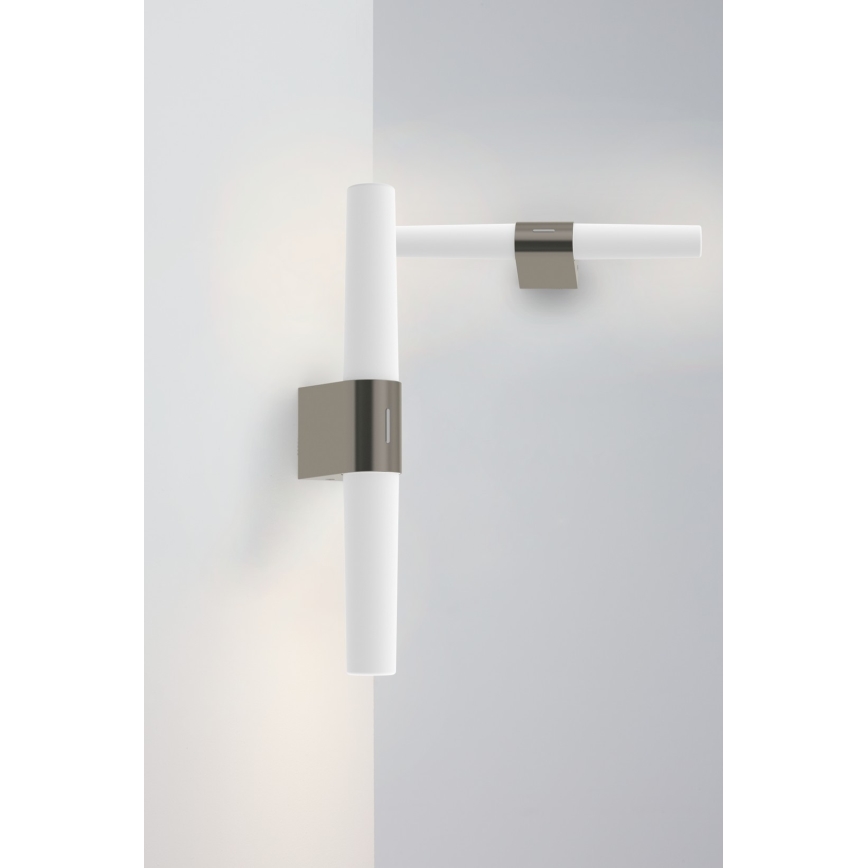 Nordlux - LED Димируема лампа за огледало в баня HELVA LED/9,5W/230V IP44 3000/4000K CRI 90 матов хром