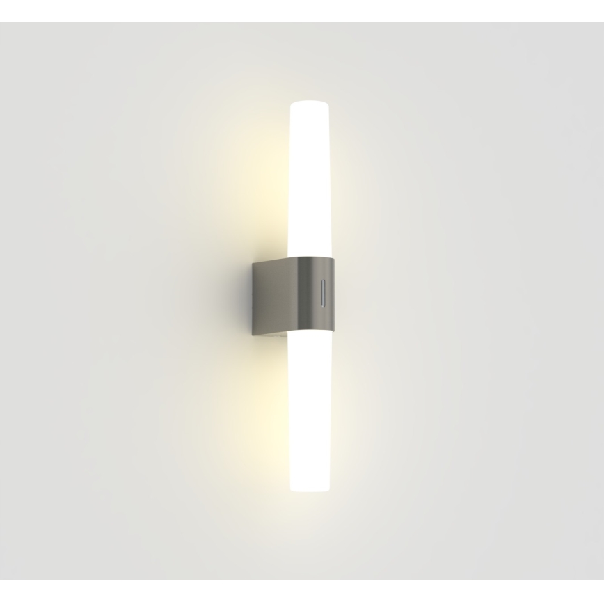 Nordlux - LED Димируема лампа за огледало в баня HELVA LED/9,5W/230V IP44 3000/4000K CRI 90 матов хром