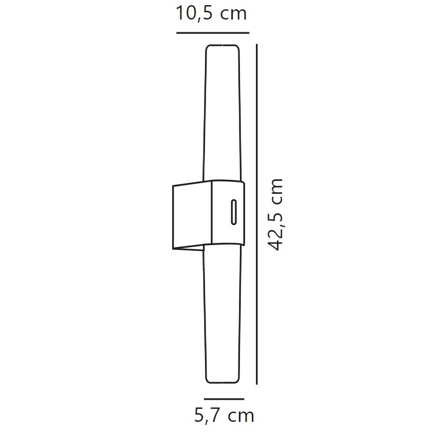 Nordlux - LED Димируема лампа за огледало в баня HELVA LED/9,5W/230V IP44 3000/4000K CRI 90 матов хром