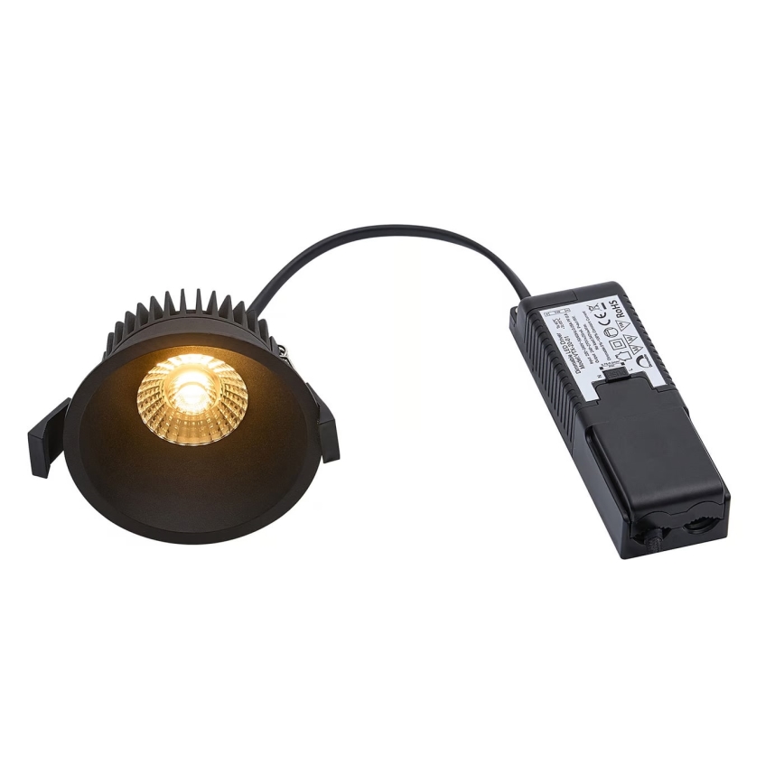 Nordlux - LED Димируема лампа за вграждане в баня ALBRIC LED/8W/230V IP44 черен