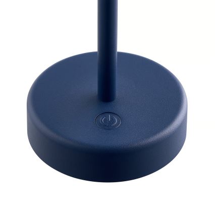 Nordlux - LED димируема презареждаема сензорна външна настолна лампа ELLEN LED/2,8W/3,7V 2200 mAh IP44 синя