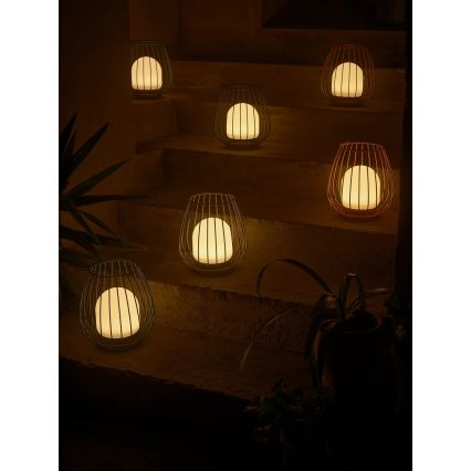 Nordlux - LED димируема преносима външна лампа JIM TO-GO LED/3W/3,7V IP54 5000 mAh червена