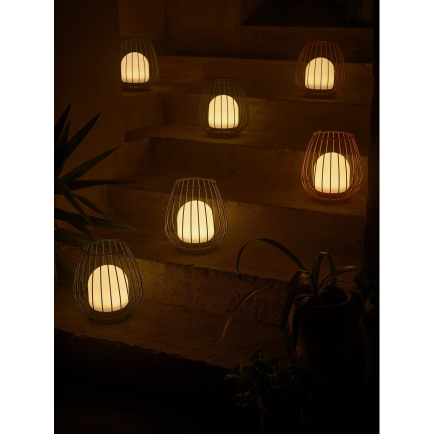Nordlux - LED димируема преносима външна лампа JIM TO-GO LED/3W/3,7V IP54 5000 mAh червена