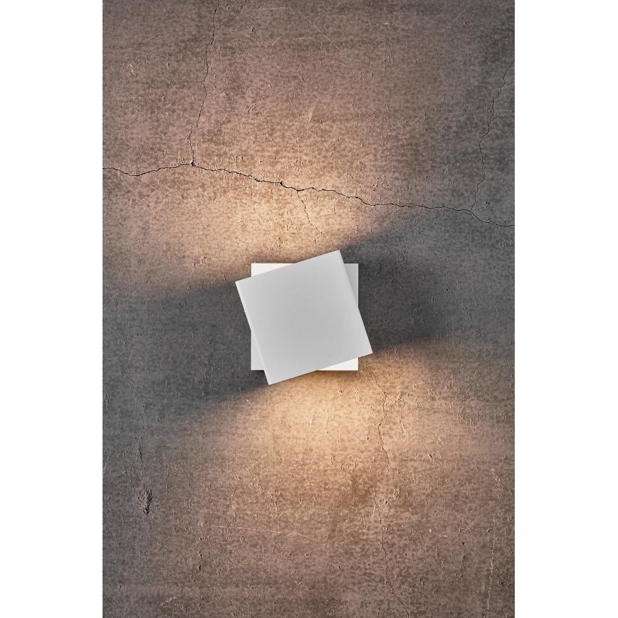 Nordlux - LED димируемо външно стенно осветително тяло TURN LED/13,8W/230V IP54 бяло