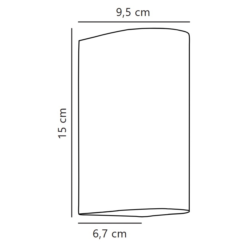 Nordlux - LED Екстериорен аплик ASBOL LED/13,3W/230V 3000K IP44