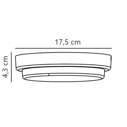 Nordlux - LED Екстериорен аплик CUBA LED/6,5W/230V IP54 Ø 17,5 см бял