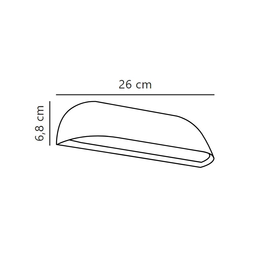 Nordlux - LED Екстериорен аплик FRONT LED/9,5W/230V IP44