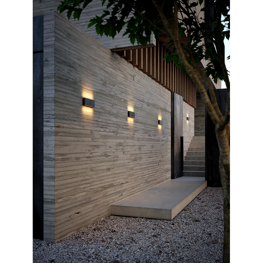 Nordlux - LED Екстериорен аплик KINVER LED/10W/230V IP54 черен