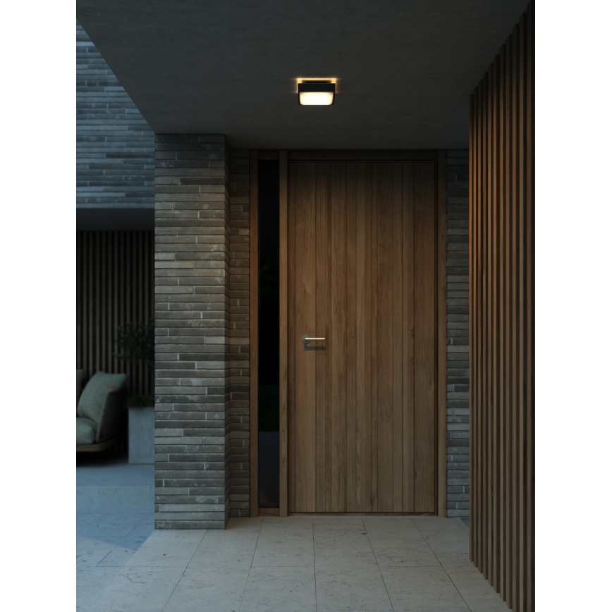 Nordlux - LED Екстериорен аплик OLIVER LED/9W/230V IP54 17,5x17,5 см