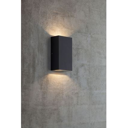 Nordlux - LED Екстериорен аплик ROLD LED/10,5W/230V IP54 черен