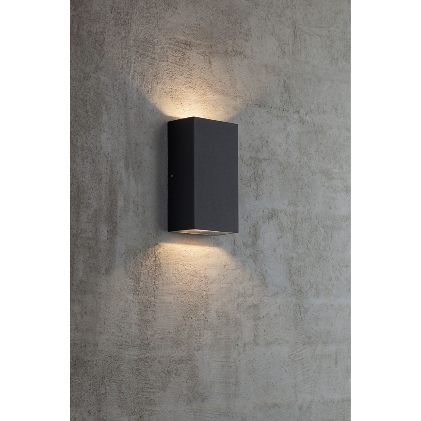 Nordlux - LED Екстериорен аплик ROLD LED/10,5W/230V IP54 черен