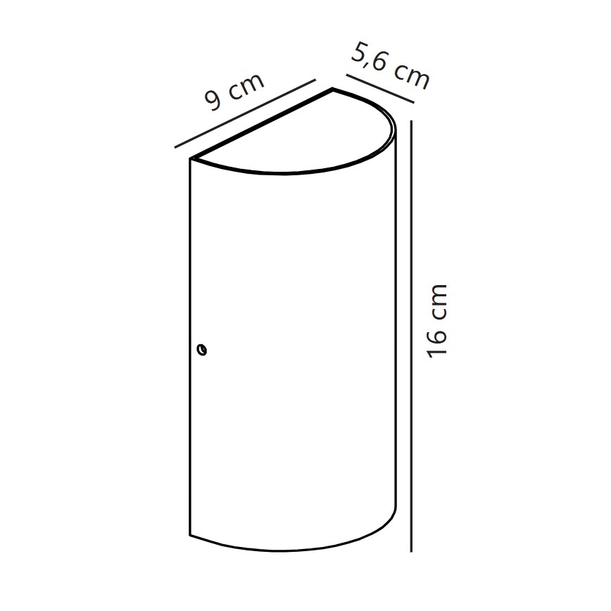 Nordlux - LED Екстериорен аплик ROLD LED/10,5W/230V 3000K IP54 черен