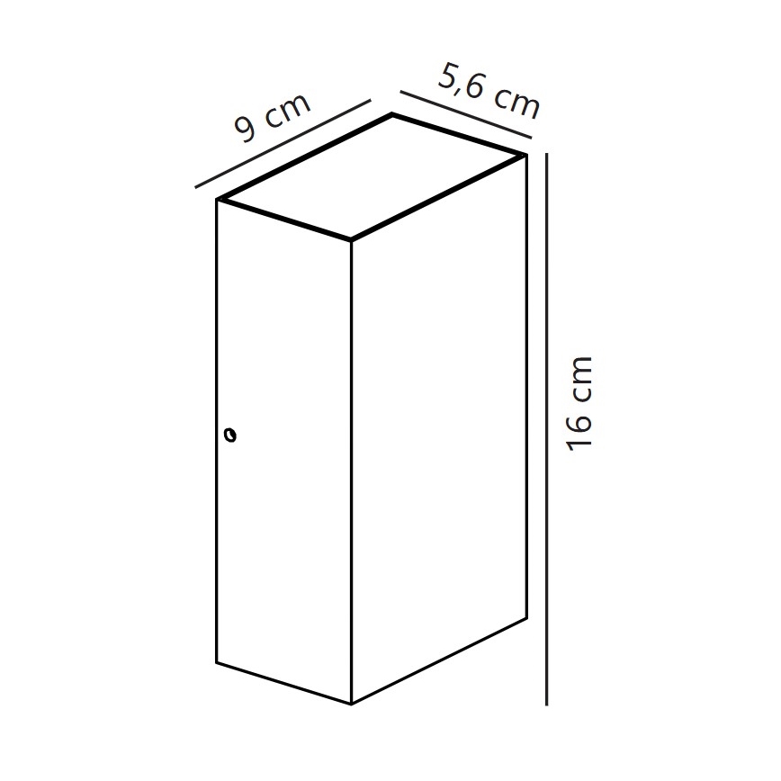 Nordlux - LED Екстериорен аплик ROLD LED/10,5W/230V 3000K IP54 кремав
