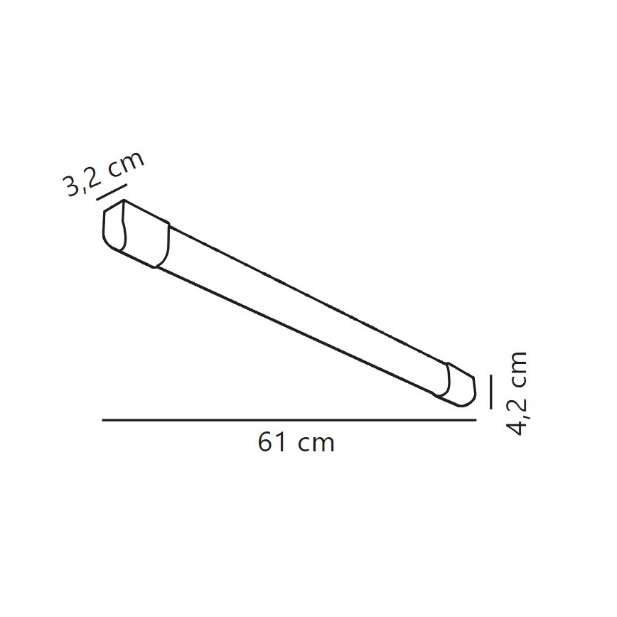 Nordlux - LED Флуоресцентна лампа ARLINGTON LED/10W/230V 61 см