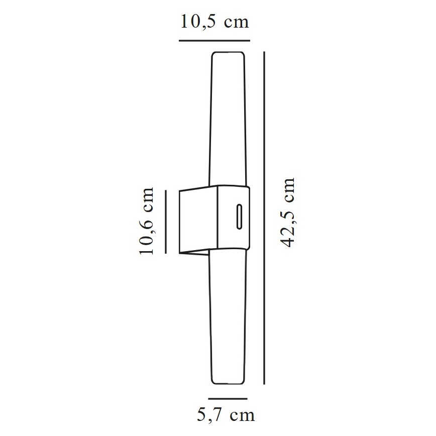Nordlux - LED Лампа за огледало в баня HELVA LED/9W/230V 3000K IP44