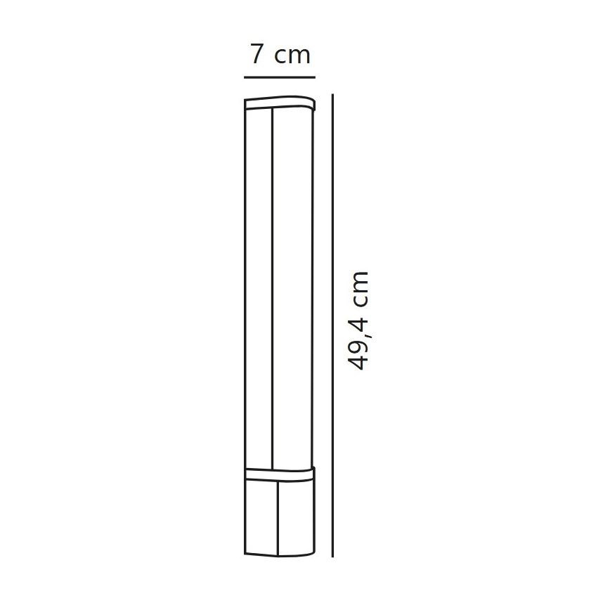Nordlux - LED Лампа за огледало в баня MALAIKA LED/6W/230V 3000K IP44 черен