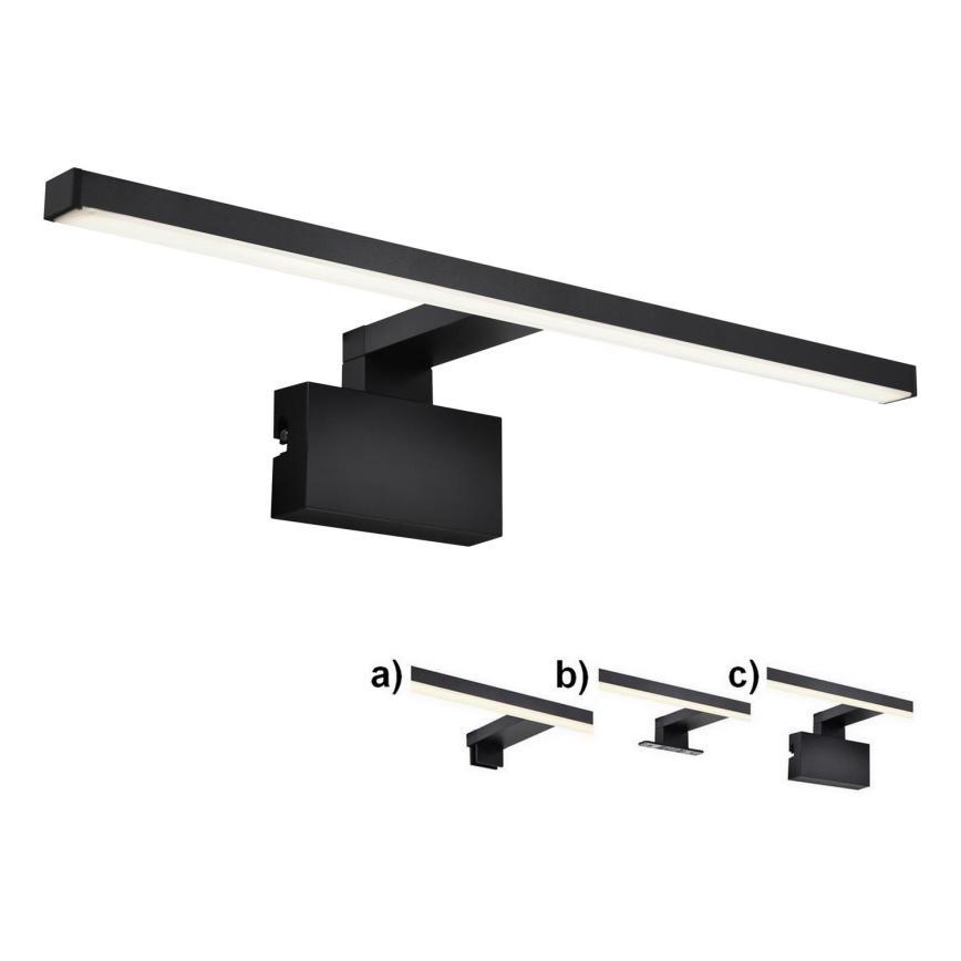 Nordlux - LED Лампа за огледало в баня MARLEE LED/8,9W/230V IP44 4000K 50 см черен