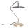 Nordlux - LED настолна лампа ARTIST LED/15W/230V, неръждаема стомана