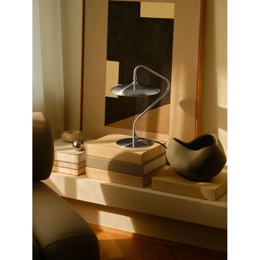 Nordlux - LED настолна лампа ARTIST LED/15W/230V, неръждаема стомана