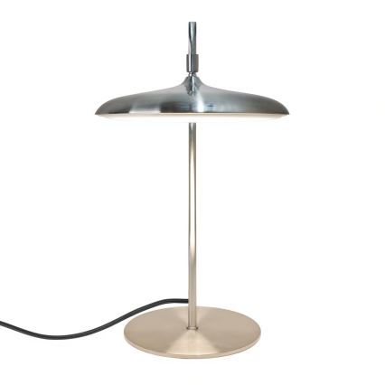 Nordlux - LED настолна лампа ARTIST LED/15W/230V, неръждаема стомана