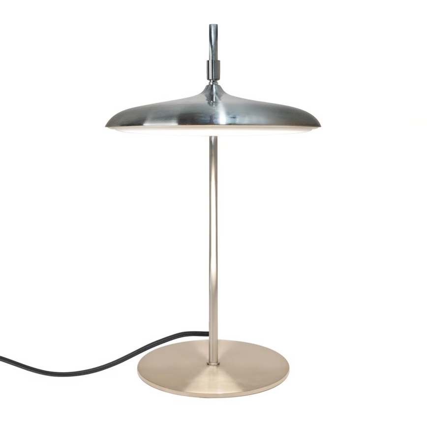 Nordlux - LED настолна лампа ARTIST LED/15W/230V, неръждаема стомана