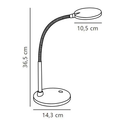 Nordlux - LED Настолна лампа DOVE LED/4,5W/230V
