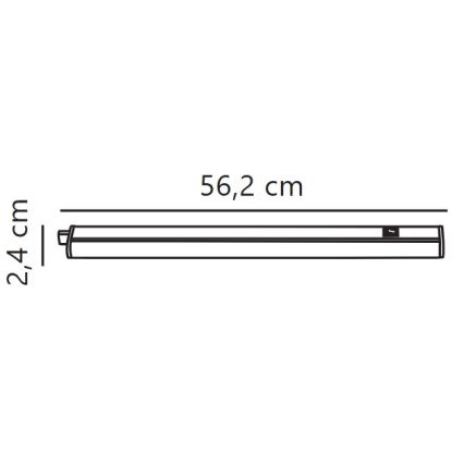 Nordlux - Димируемо LED подшкафно осветително тяло LATONA LED/8W/230V 3000/4000K 56,2 cm