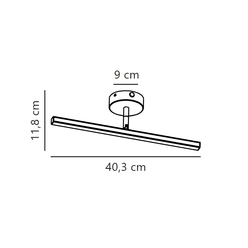 Nordlux - LED осветление за баня за огледало IP LED/6,2W/230V IP44 40 см мат хром