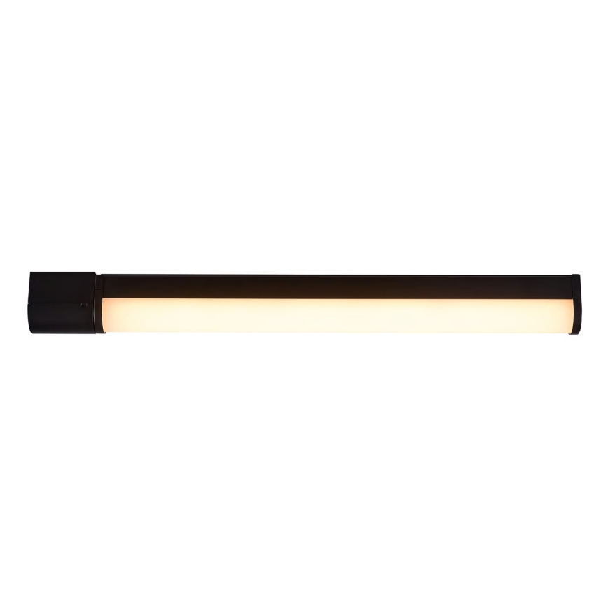 Nordlux - LED огледално осветление за баня с вграден контакт MALAIKA LED/15W/230V IP44 68,4 см черно