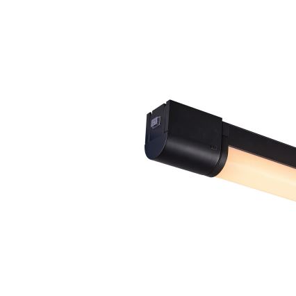 Nordlux - LED огледално осветление за баня с вграден контакт MALAIKA LED/15W/230V IP44 68,4 см черно
