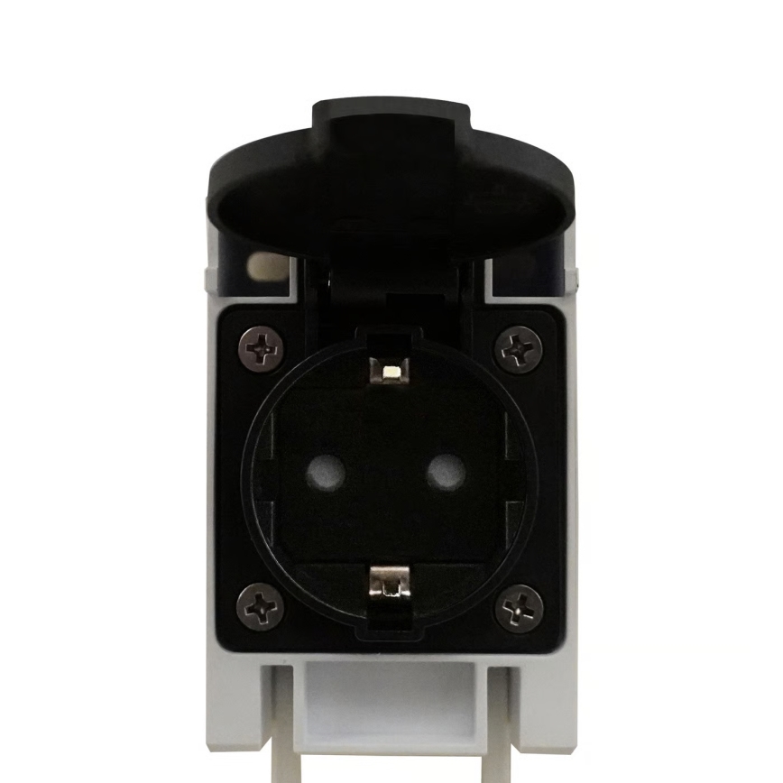 Nordlux - LED огледално осветление за баня с вграден контакт MALAIKA LED/15W/230V IP44 68,4 см черно