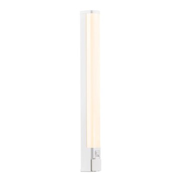 Nordlux - LED осветление за огледало за баня със вградена розетка SJAVER LED/15W/230V IP44 60 cm бяло