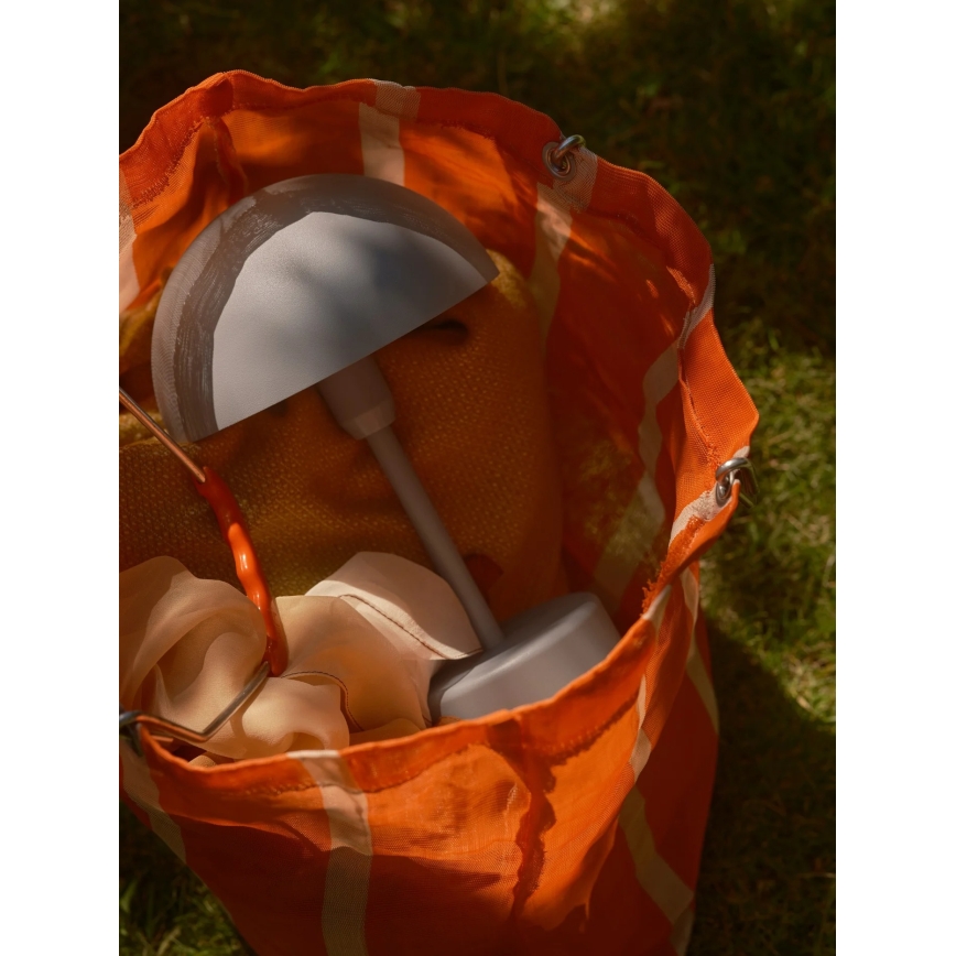 Nordlux - Димируема LED презареждаема външна настолна лампа ELLEN LED/2,8W/3,7V 2200 mAh IP44 сива