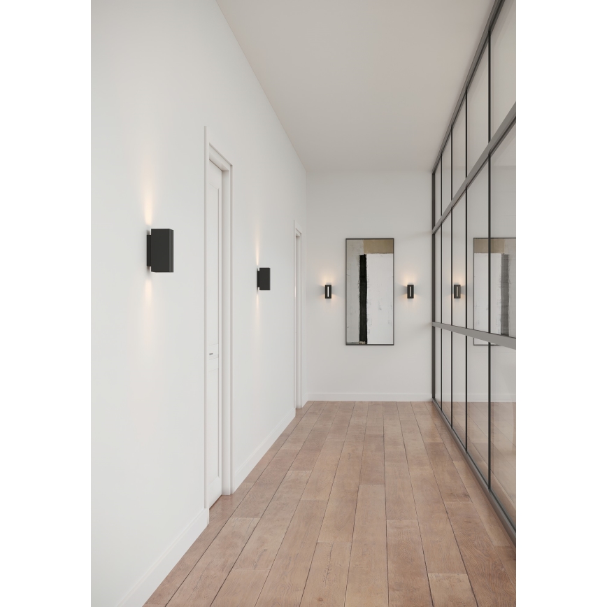 Nordlux - LED регулируемо стенен осветител CURTIZ 2xLED/4,5W/230V черен