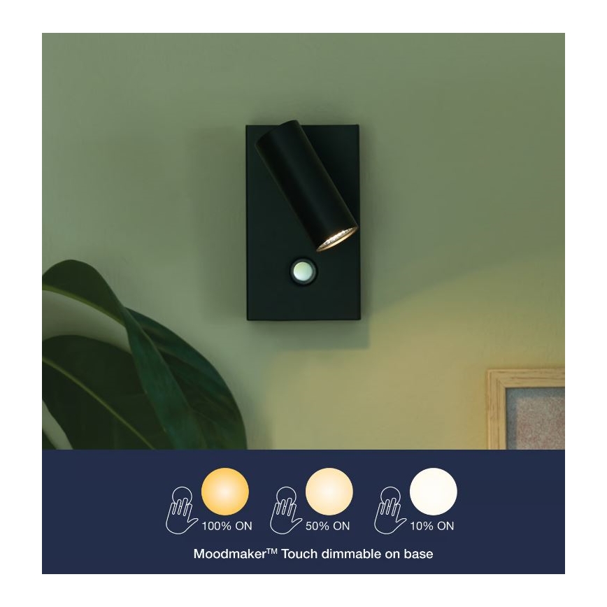 Nordlux - LED регулируемо стенен прожектор OMARI LED/3,2W/230V черен